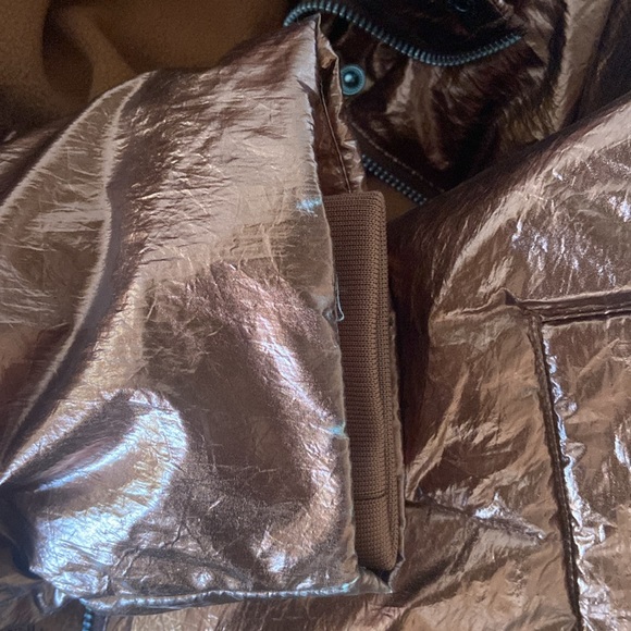 Scotch & Soda Hedda Copper/Bronze Puffer Down Jacket - Picture 7 of 8